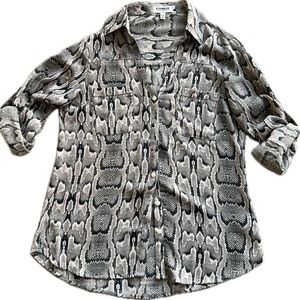 Express Portofino snake print blouse